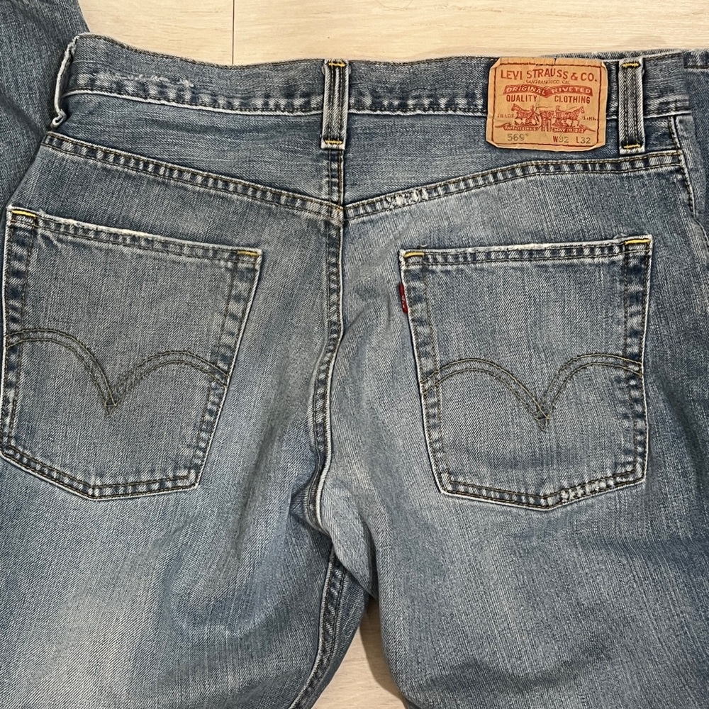 Levi's Men's 569 Loose/Straight Blue Jeans 32x32